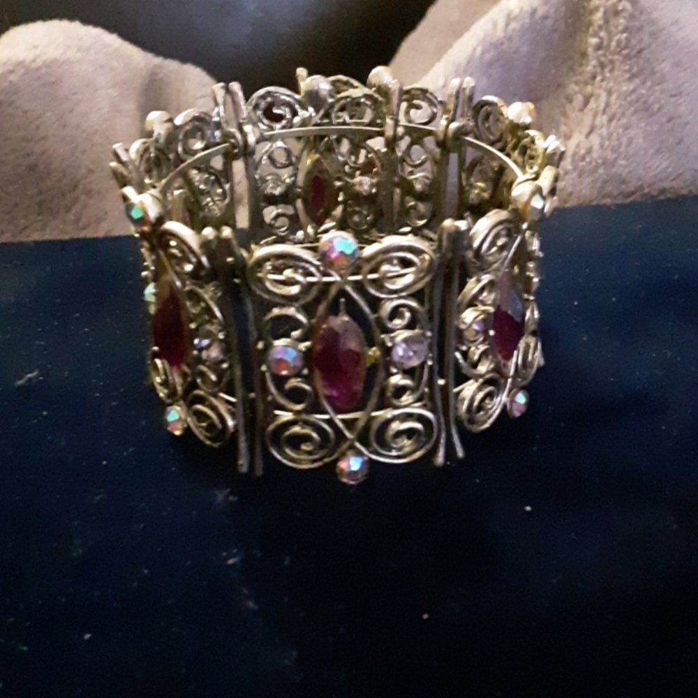 Gem stone bracelet